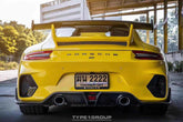 Porsche 991 991.1 911 Carerra Base/S/T 2012 2013 2014 2015 2016 with Aftermarket Parts - Classic Style Rear Bumper & Diffuser Carbon Fiber / FRP from CMST Tuning